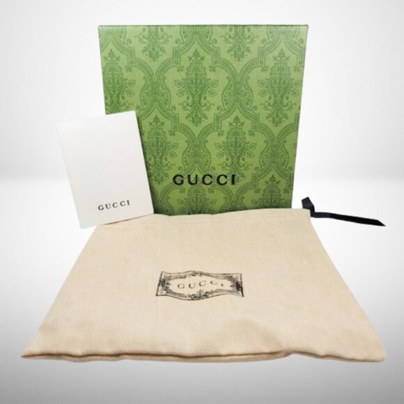 Gucci GG Marmont Zip Key Pouch in Rosso Ancora Red Matelasse Chevron Leather - Picture 7 of 7